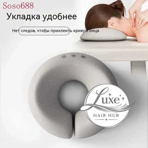 Подушка для косметической кровати, U-образная подушка для лица для массажного стола