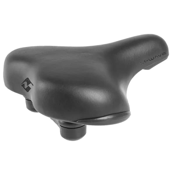Седло 5-251023 комфорт 291х276мм X-TRA WIDE эластом. спец. наполн. закрытые пружин. напр. со шкал. нагрузка до 120кг. M-WAVE ELA