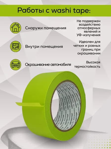 Малярная лента 18 мм 40 м, 1 шт