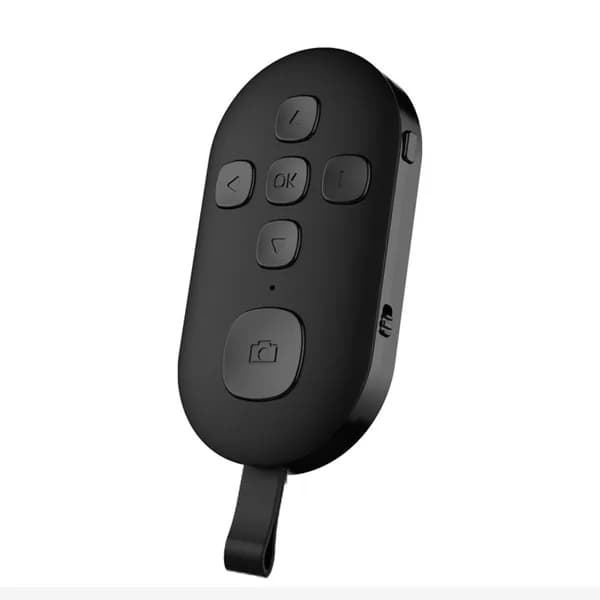 Беспроводной Bluetooth-пульт для смартфона с зарядкой через USB-C, версия 5.0, чёрный
