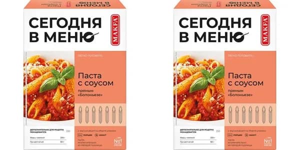 Makfa Набор для приготовления Сегодня в меню Паста с пряным соусом болоньезе, 340 г, 2 шт