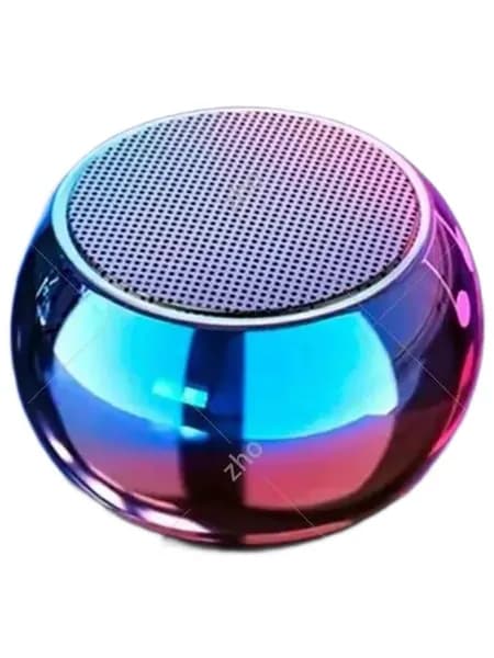 Портативная умная колонка Bluetooth в металлическом корпусе маленькая беспроводная