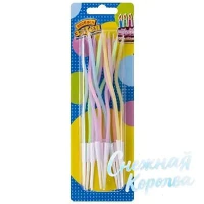 Свечи для торта, 13 см, 12 шт