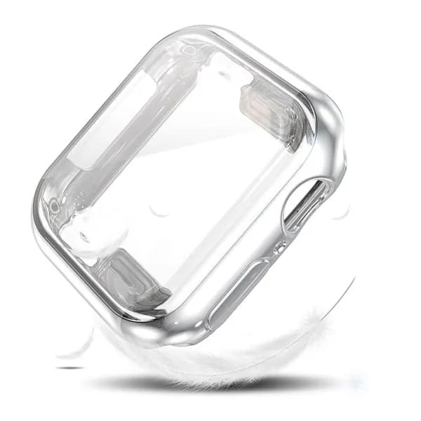 Экран корпуса Apple Watch 49mm 45mm 41mm 44mm 40mm 42mm 38mm Полная крышка бампера TPU Iwatch Series 9 8 7 SE 6 3