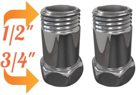 Соединение для полотенцесушителя прямое 3/4" (вн) х 1/2" (нар), ПАРА. Millennium, арт. SPPM3412