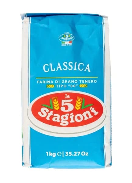 Мука Le 5 Stagioni из мягких сортов пшеницы типа 00 Классика Farina di Grano Tenero Classica, 1000 г, Италия