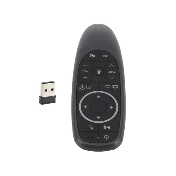 G10S Pro пульт дистанционного управления для Android TV Box: с голосовой функцией, 2.4G беспроводная мышь-гироскоп, ИК-пульт / "LED-подсветка".