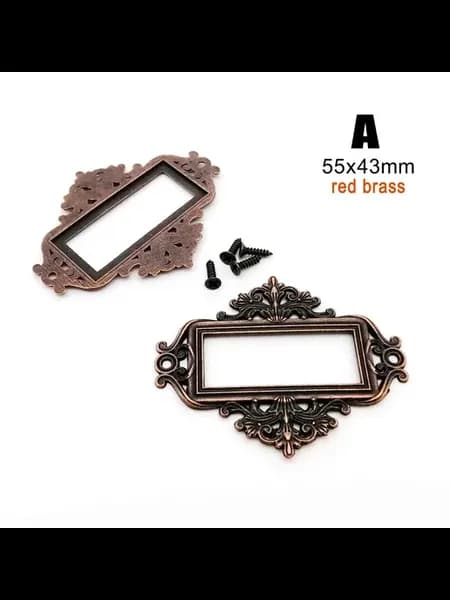 Ручки для шкафов из цинкового сплава, набор из 6 шт