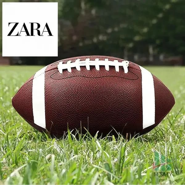 Zara Мяч для регби, коричневый