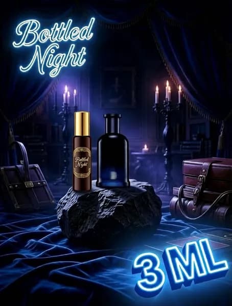 Bottled Night (Боттлед Найт), парфюмерное масло, мужское, роллер, 3 мл, пробник (Швейцария)