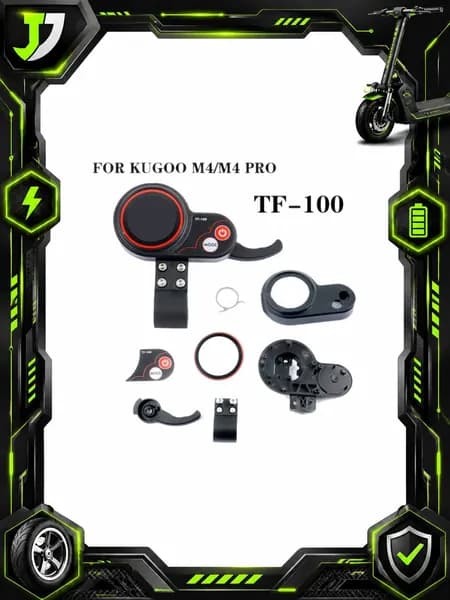 Электронный скутер приbor TF-100, ABS, черный/красный, 20г, замена деталь для Kugoo