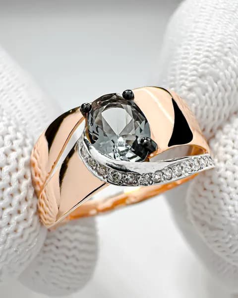 Trade Jewelry Кольцо Серебро позолоченное 925 пробы