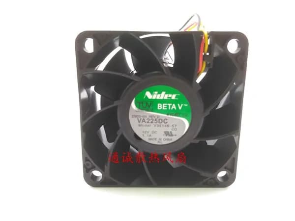 Nidec BETAV VA225DC V35140-57 12V 1.1A 6 см 6038 Вентилятор охлаждения
