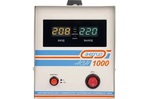 Стабилизатор с цифровым дисплеем Энергия АСН-1000 Е0101-0124