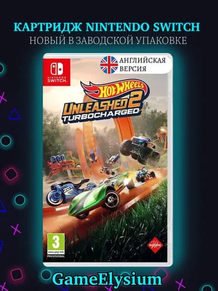 Игра Hot Wheels Unleashed 2: Turbocharged NS (Nintendo Switch, Nintendo Switch 2, Английская версия)