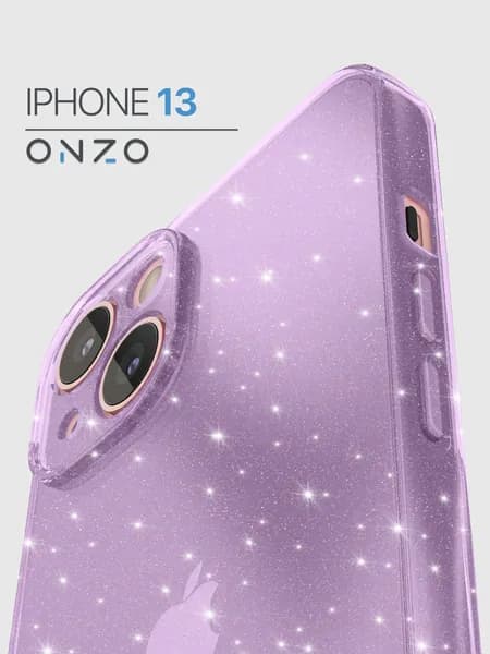 Чехол на Айфон 13 сиреневый / iPhone 13 чехол