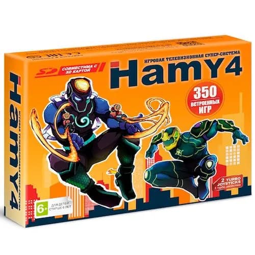 Игровая приставка Hamy 4 Spider-Man Blue (350 в 1) 16 Bit 8 Bit
