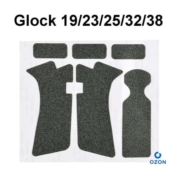 Резиновая матовая противоскользящая накладка на рукоять Grip Wrap Tape для Glock (подходит для моделей 19/23/25/32/38)