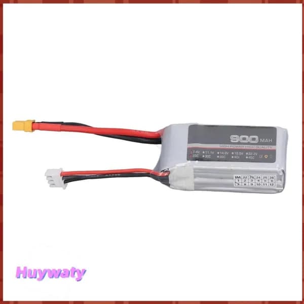 LiPo Battery Pack, стабильная мощность 900mAh 25C, для RC авиации 2S