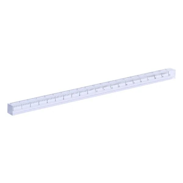Прозрачная простая акриловая линейка cube acrylic ruler-20 см