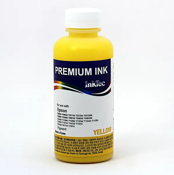 Чернила InkTec E0013-100MY Yellow для Epson T0684/T1034, (100мл) Pigment