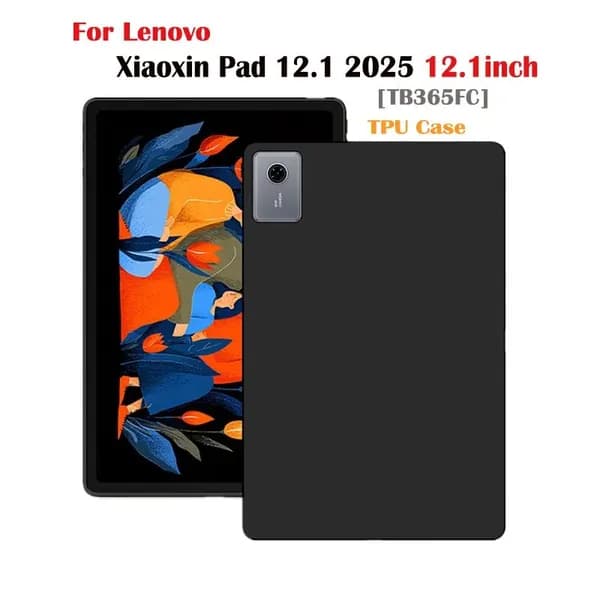 Для Lenovo Xiaoxin Pad 12,1 дюйма 2025 защитный чехол TB365FC подушка безопасности ударопрочный силиконовый мягкий чехол тпу корпуса планшета