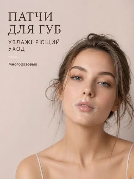 Силиконовая маска для губ многоразовая, прозрачные патчи для ухода за кожей губ