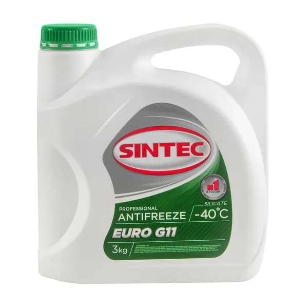 Антифриз SINTEC EURO зеленый G11 3 кг 990465