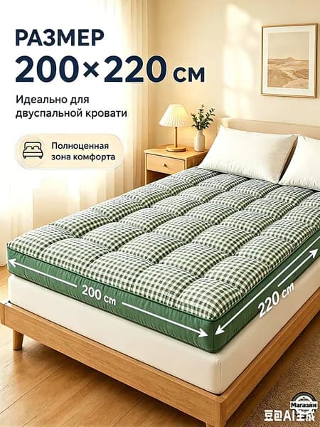 Матрас, Беспружинный, 200х220 см