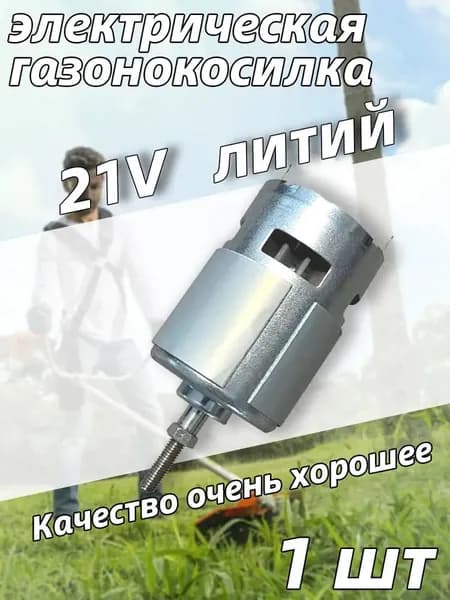 RS755 -21 V двигатель постоянного тока/Литий ионная электрическая газонокосилка арматура