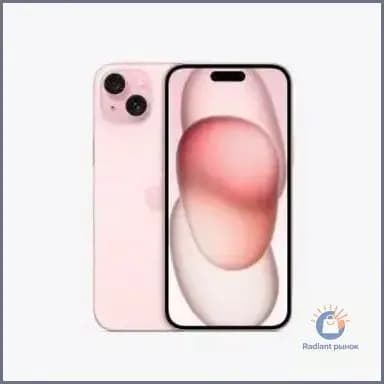 Муляж iPhone 15 Pink Titanium / Макет-копия смартфона Айфон 15 розовый титан / Образец для витрины iPhone 15 розовый титан