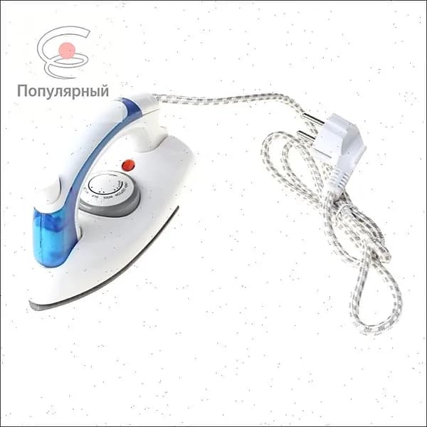 Портативный мини утюг с паром, Синий