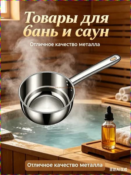 Бондарное изделие для бани Шайка, 1.6 л