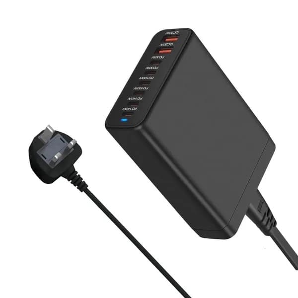 Зарядное устройство MultiPorts 580W с PD3.1, Черный - UK