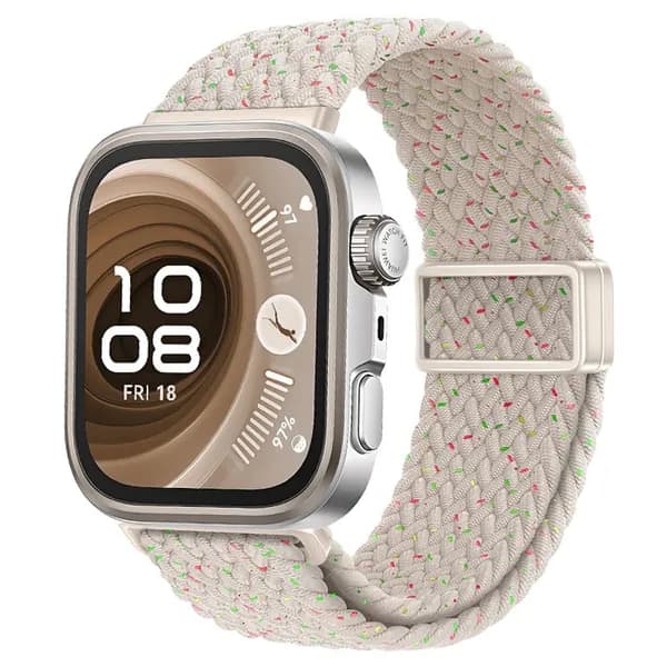 Магнитный нейлоновый ремешок для Huawei Fit3/Fit4/Fit4 Pro, с тканым дизайном для воздухопроницаемости и мягкости, доступен в нескольких цветовых вариантах.