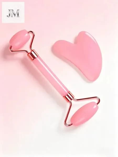 Массажный скребок Massager GuaSha Rose Quartz