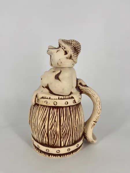 Штоф графин "Вася", 18 см, 2002, фарфор, винтаж, коллекционирование