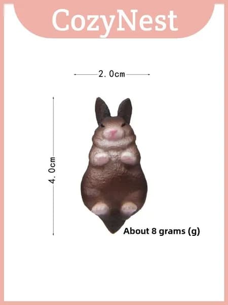 sleepy bunny pvc магнит для холодильника с магнитной задней частью для конференционных и праздничных подарков brown