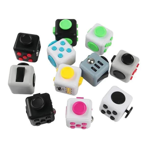 Fidget Cube: Restyle антистресс кубик фиджет куб, обновленный, зелено-черный