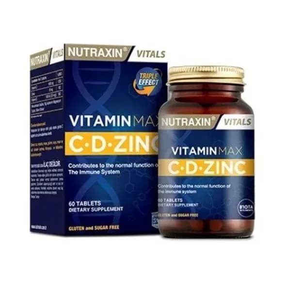 Nutraxin Витамин Макс С.Д.Цинком 60 таблеток