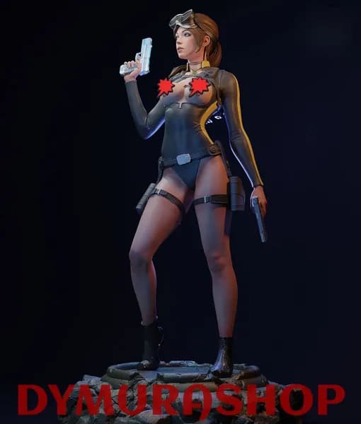 Фигурка Коллекционная Неокрашенная 0658 LaraCroft 1/35 Голая