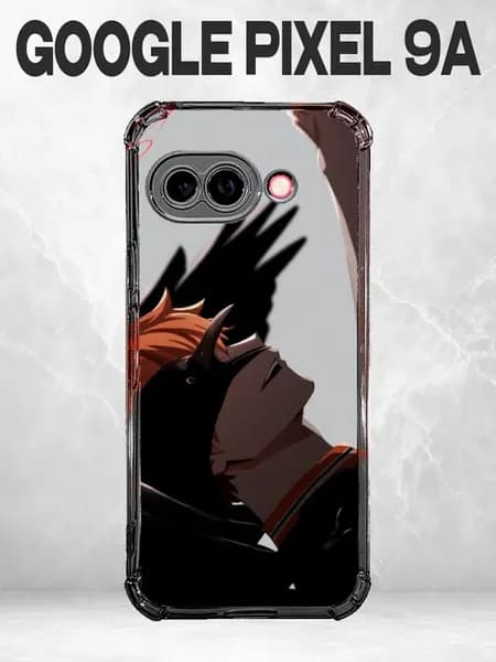 Чехол на Pixel 9A волейбол тёмный крыло