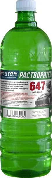 РАСТВОРИТЕЛЬ 647 AUTON 1л Россия