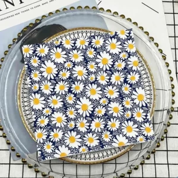 Салфетка сервировочная 33x33 см 20 шт бумага