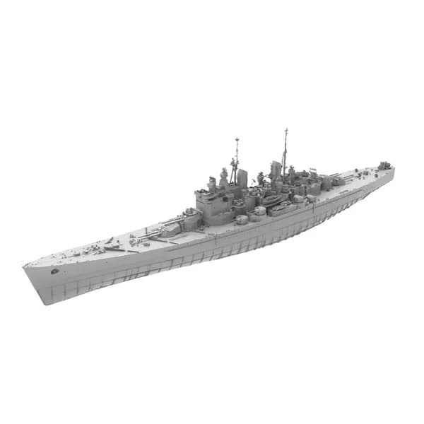 Военная модель, масштаб 1:1250 британский линейный корабль типа Вэнгард (ватерлиния)