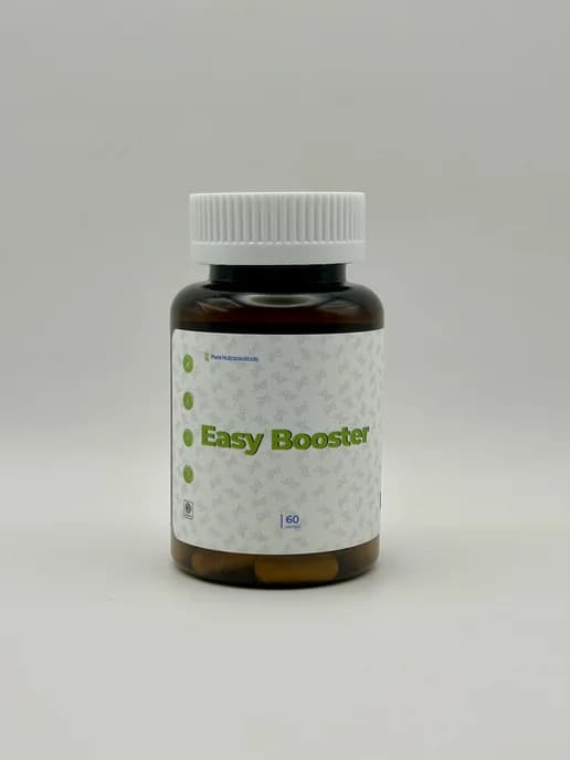 L-теанин + кофеин Easy Booster, 60 капсул — концентрация