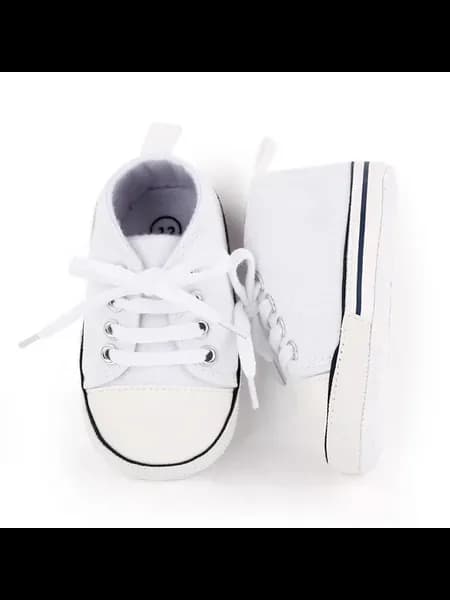 Детские кроссовки белые 0-6 мес (11см), Baby White Star