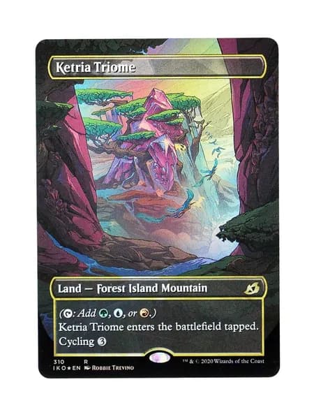 Фольгированная (Foil) прокси-карта TCG/MTG Proxy: Ketria Triome #310