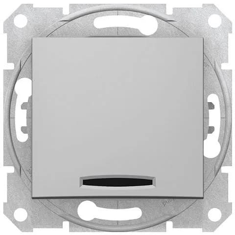SDN1500260 одноклавишный переключатель бренда Schneider Electric из коллекции SEDNA с подсветкой