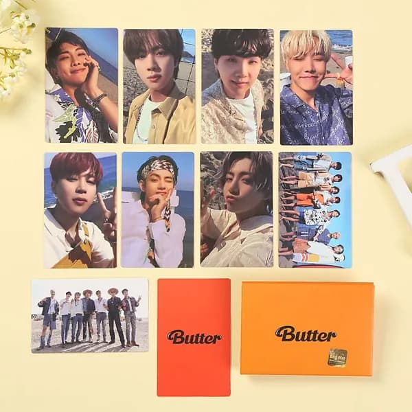 Карточка KPOP BTS BUTTER альбом / JUNGKOOK JIMIN SUGA V к поп карты / Набор 9/11 штук